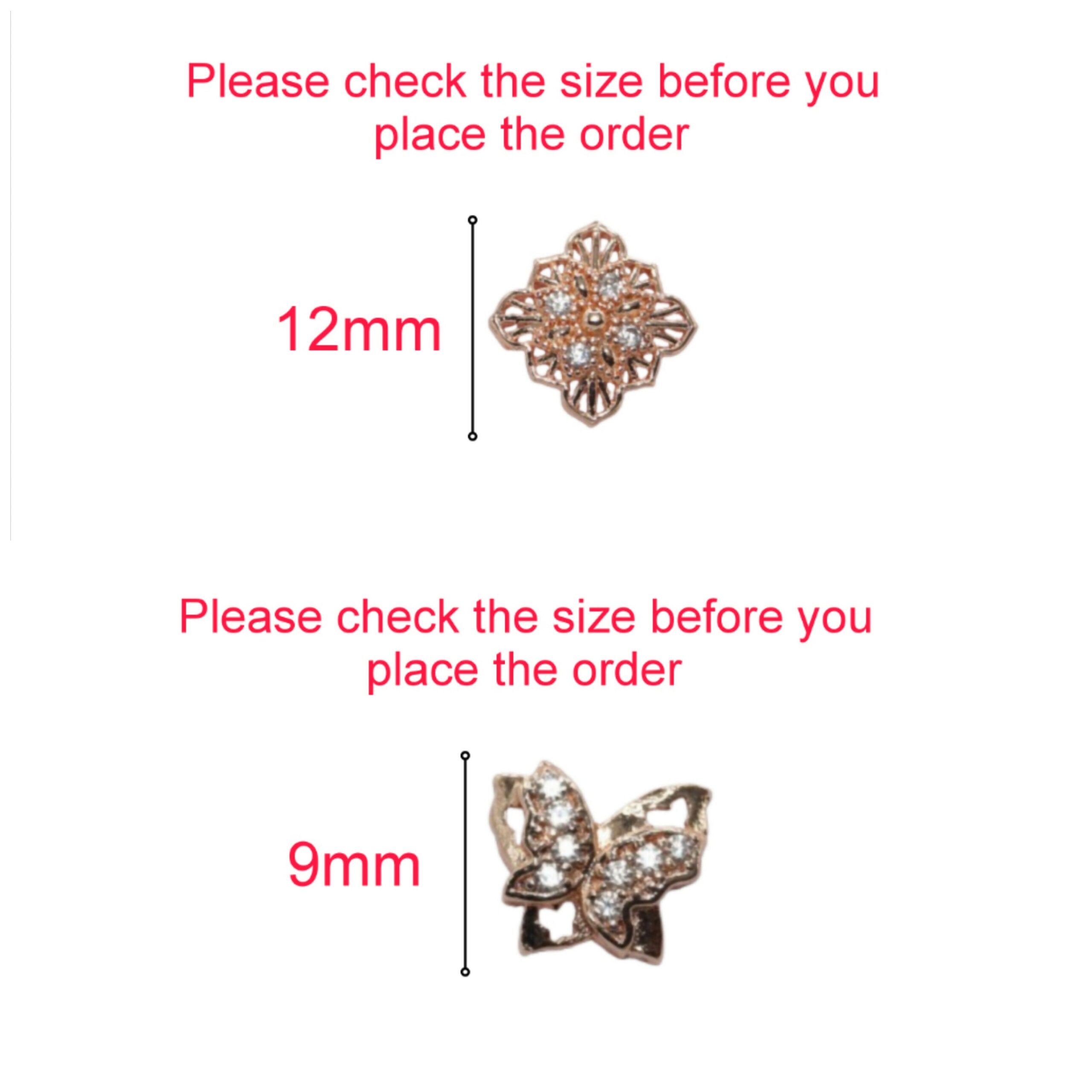 Rose Gold Butterfly & Filigree Square Stud Earrings Set for women and girls Combo Pack of 2 - Image 4