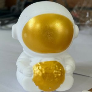 Golden Astronaut LED Night Lamp Moon Light Kids Room Bedroom Table Decor