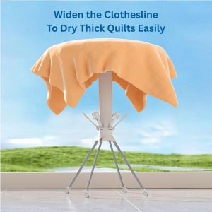 Octopus 16 Rail Cylinder Cloth Drying Stand With Shoe Dryer | 4 Legs |Multi Layer