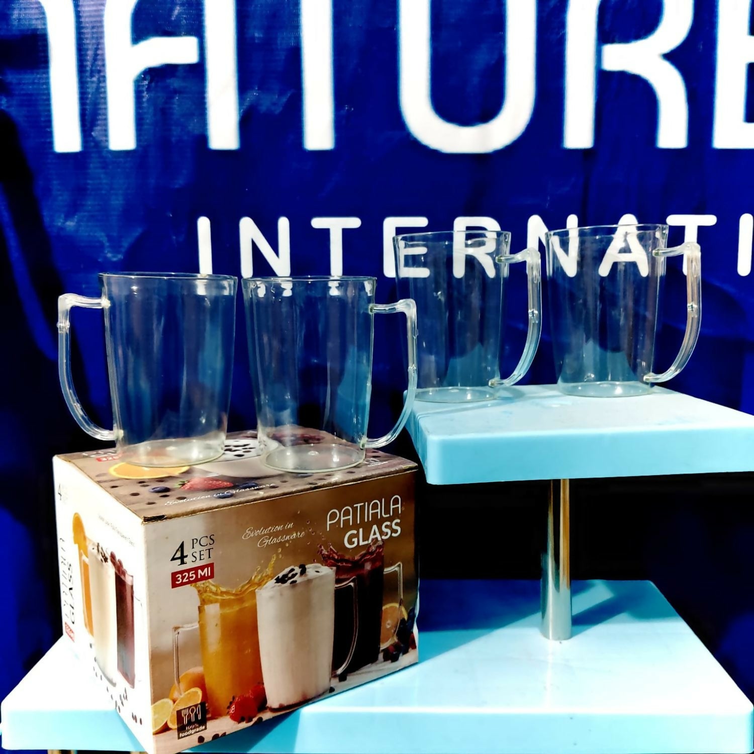 Patiala Glass 4 pcs set 325 ml - Image 5