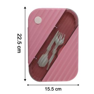 Plastic 3 Compartment Lunch Box for Kids