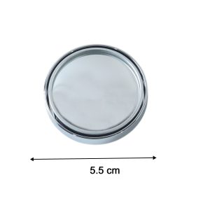 Car Silver Round Blind Spot adjustable Mirror 2 Pc