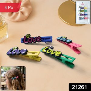 Decorative Hair Clip Set (4 Pc)