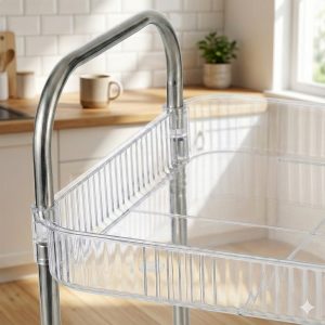 4 Layer Multipurpose Storage Trolley with Wheels