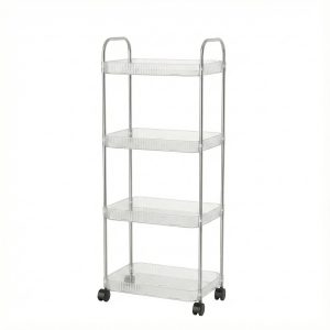 4 Layer Multipurpose Storage Trolley with Wheels
