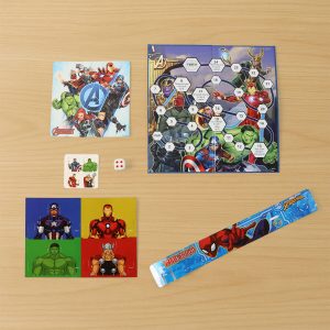 Marvel Surprise Gift Bag – Sticker Sheets, Puzzles, & Wristband for Kids