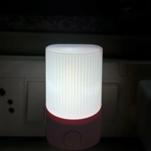 Plug-In LED Night Light with Soft Glow, Compact Wall Night Lamp for Bedroom, Kids Room, Nursery & Hallway(COLOR MAY VARY)