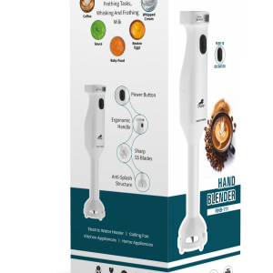 ZADAP 250W Hand Blender 18000RPM Steel Blade