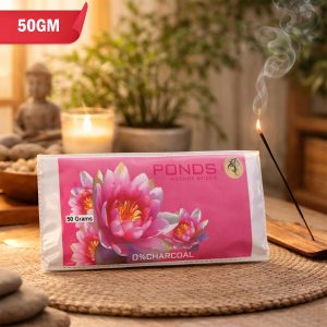 PONDS Incense Sticks Charcoal-Free Fragrance Agarbatti Pack for Home Temple Meditation Prayer Aromatic Dhoop Sticks
