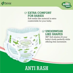 Baby Diaper Pants with 360° Leakproof Protection – Ultra Dry, Fast Absorption, Rash-Free Comfort