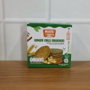 Naasta Baasta Ginger Chilli Bhakhari Spicy & Fresh Ready to Eat Crispy Tea-Time Snack (200gm)