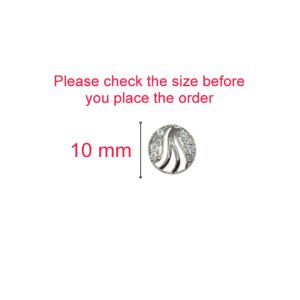 Silver-Plated AD Stud Earrings | for women and girls