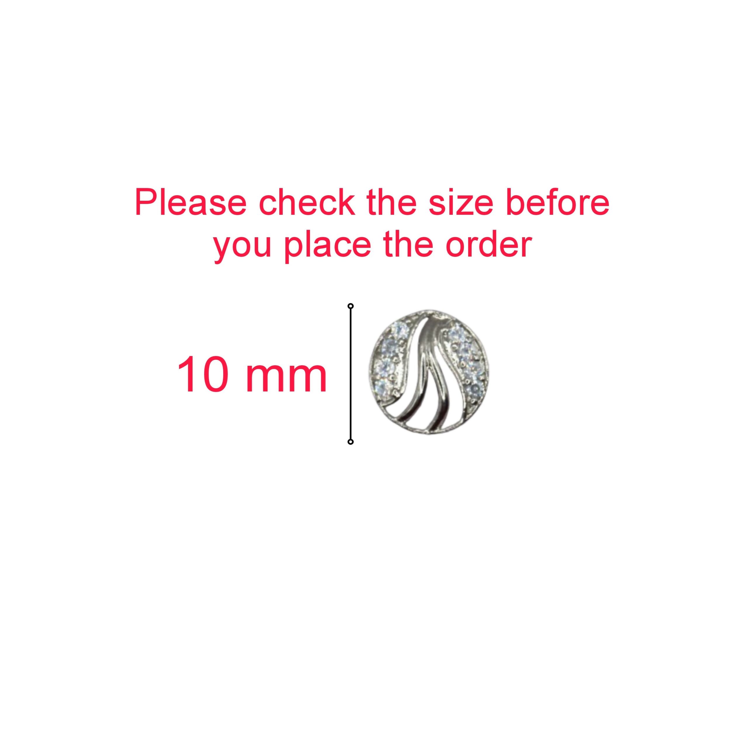 Silver-Plated AD Stud Earrings | for women and girls - Image 4