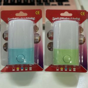 Plug-In LED Night Light with Soft Glow, Compact Wall Night Lamp for Bedroom, Kids Room, Nursery & Hallway(COLOR MAY VARY)