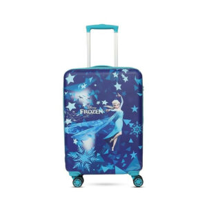 Travelling Kids Cartoon Character Trolley/Luggage Bags 4 Wheels ( Blue /22 Inch)