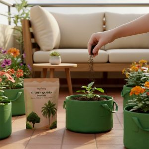 Kitchen Garden Compost For Home Gardening, Natural Nutrients For Healthy Plants (250 g)