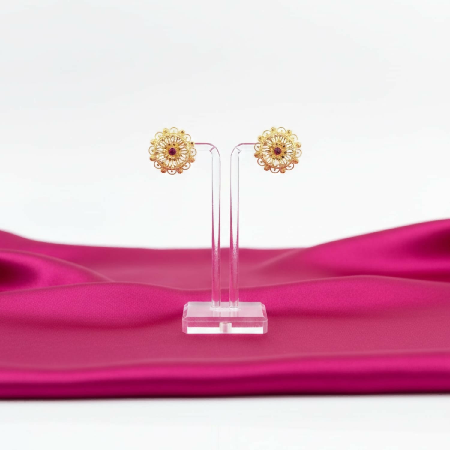 Party Wear Golden Jhumki | Elegant Ethnic Earrings for Girls - Image 3