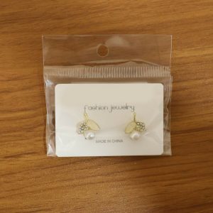 Luxury Korean Pearl Leaf Stud Earrings for Women & Girls – Premium Gold Plated Designer Jewellery