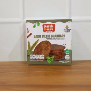 Naasta Baasta Bajri Methi Bhakhari – Millet Based Ready to Eat Snack, Natural Ingredients (200 Gm)
