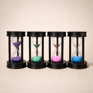 Wooden Sand Timer Hourglass for Desk Décor, 10 Minute Sand Clock (Color may vary)