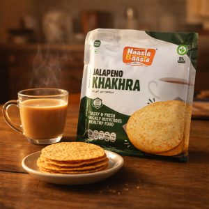 Naasta Baasta Jalapeno Khakhra Ready-to-Eat Crispy Whole Wheat Snack (200 Gm)