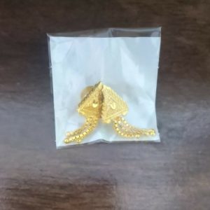 Nice 3 Line Golden Earrings for Women & Girls – Traditional Fancy Jewellery Gift