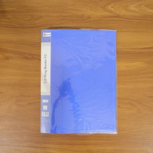 Aerotix FC 2-D Ring Binder File Folder with Inside Pocket for School, Office