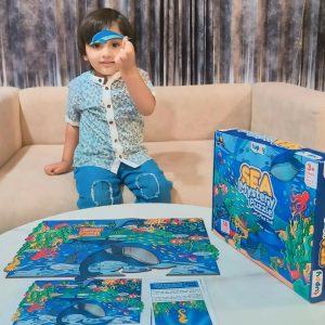 SEA MYSTERY PUZZLE LET'S FIND OUT - AGE 3+ (38 PUZZLE PIECES) MDF PUZZLE SERIES