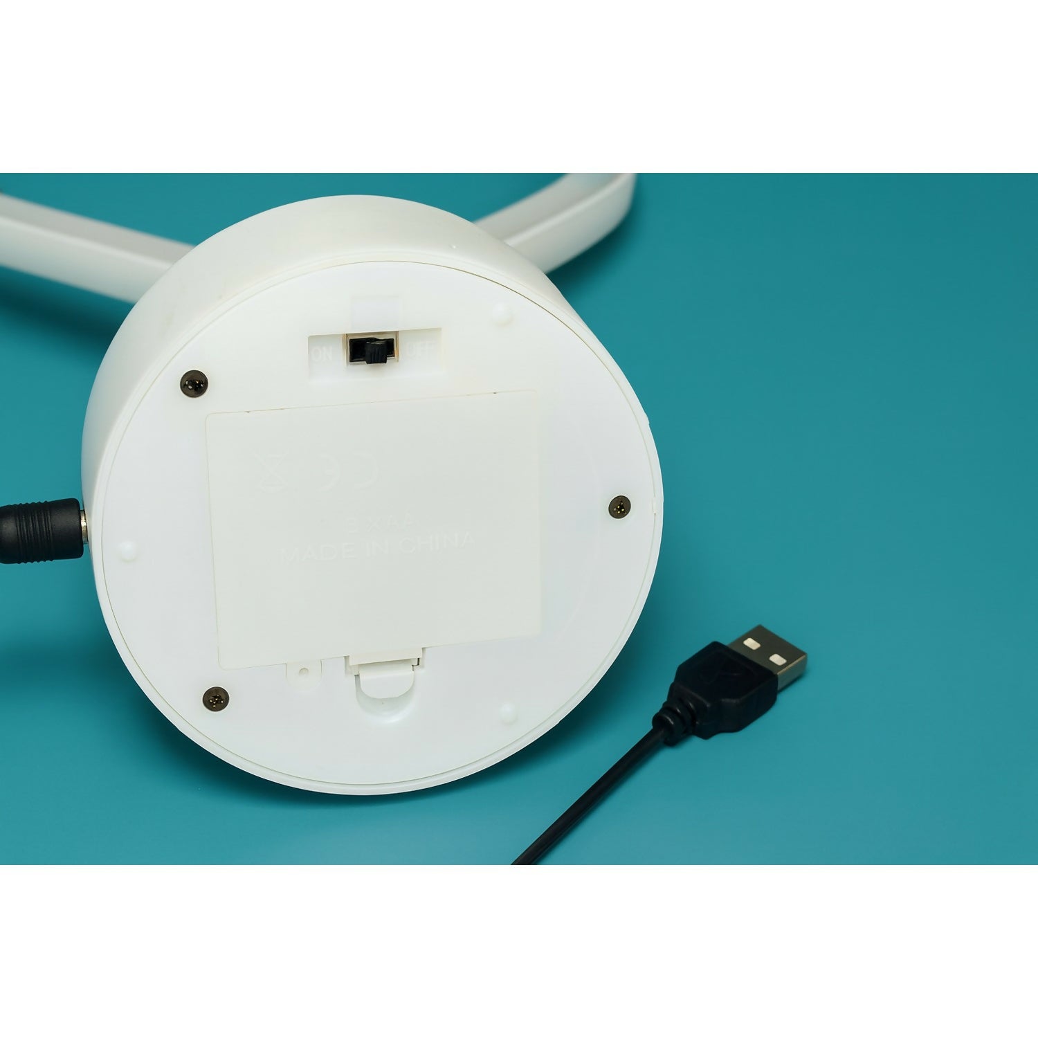 Romantic Heart LED Neon Night Lamp with USB & Battery Power for Bedroom - Image 3