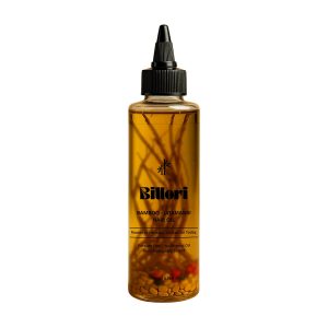 Bamboo Jatamansi Hair Oil with Methi Seeds, Gunja Seeds, Vetiver Roots & a trio of Rice Bran, Sesame & Castor Oils (200 ml)