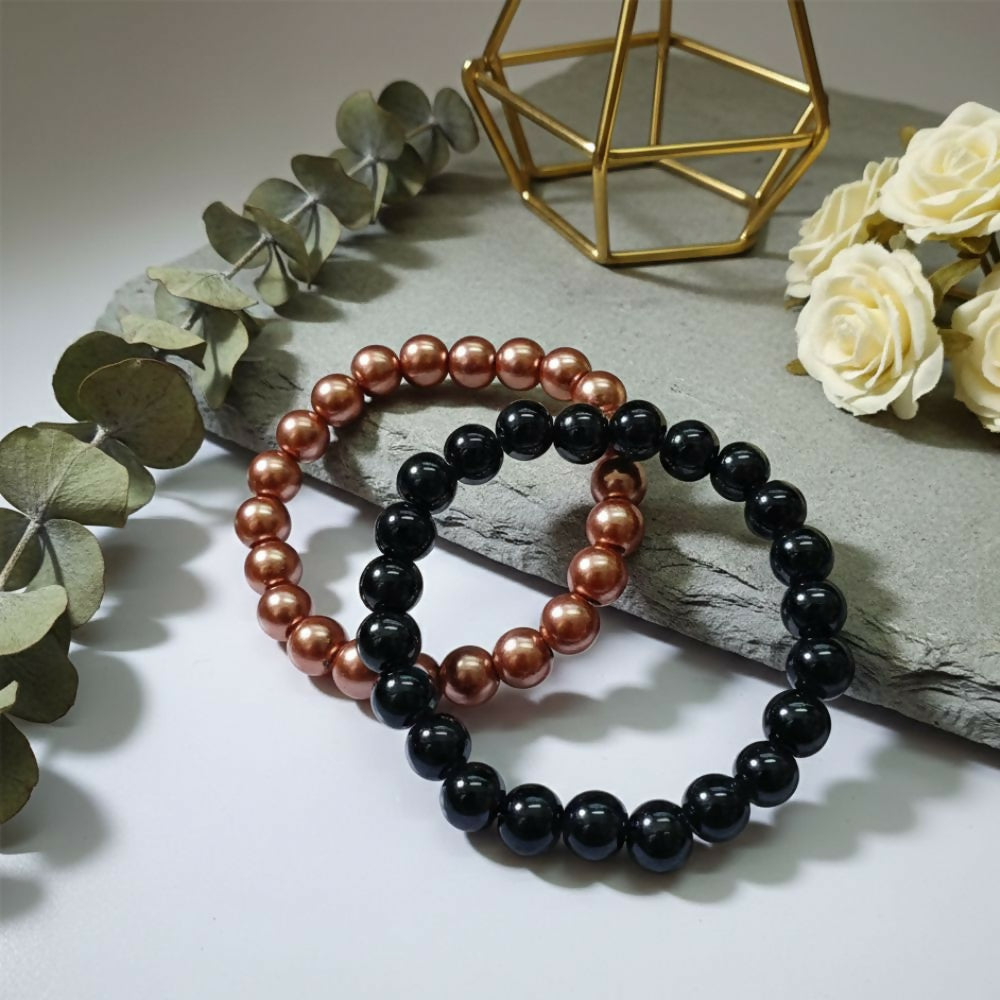 Classic Black and Gold Combo Bracelet – Unisex