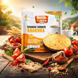 Naasta Baasta Spanish Tomato Khakhra – Tasty & Fresh Highly Nutritious Healthy Food (200Gm)
