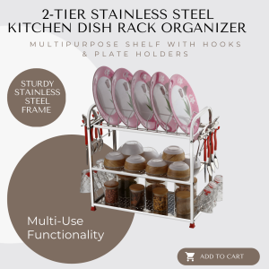 Regular Stainless Steel 18 x 18 Dish Rack
