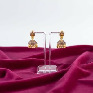 Premium Golden Traditional Jhumka | Stylish Ethnic Jewellery