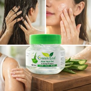 Aloe Vera Gel for Hair, Face & Body – Herbal Skincare Solution (100 Gm)