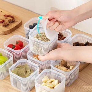 Multi-Compartment Fresh Storage Container with lid