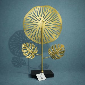 Modern Metal Flower Table Decor Showpiece for Home and Office