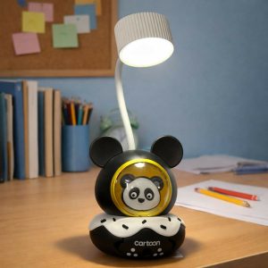 Panda Kids Desk Lamp with Pencil Sharpener & LED Study Light