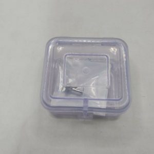 Silver Plated Crystal Flower Flat Back AD Stud Earring Pack of 1 PCS