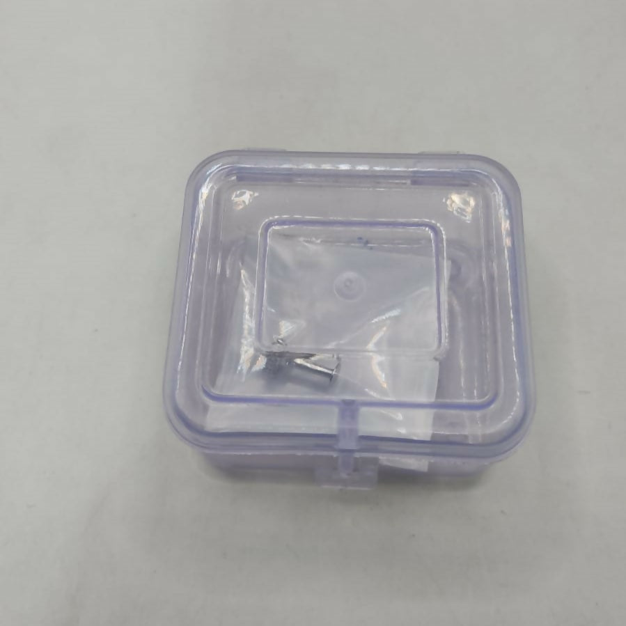 Silver Plated Crystal Flower Flat Back AD Stud Earring Pack of 1 PCS - Image 6