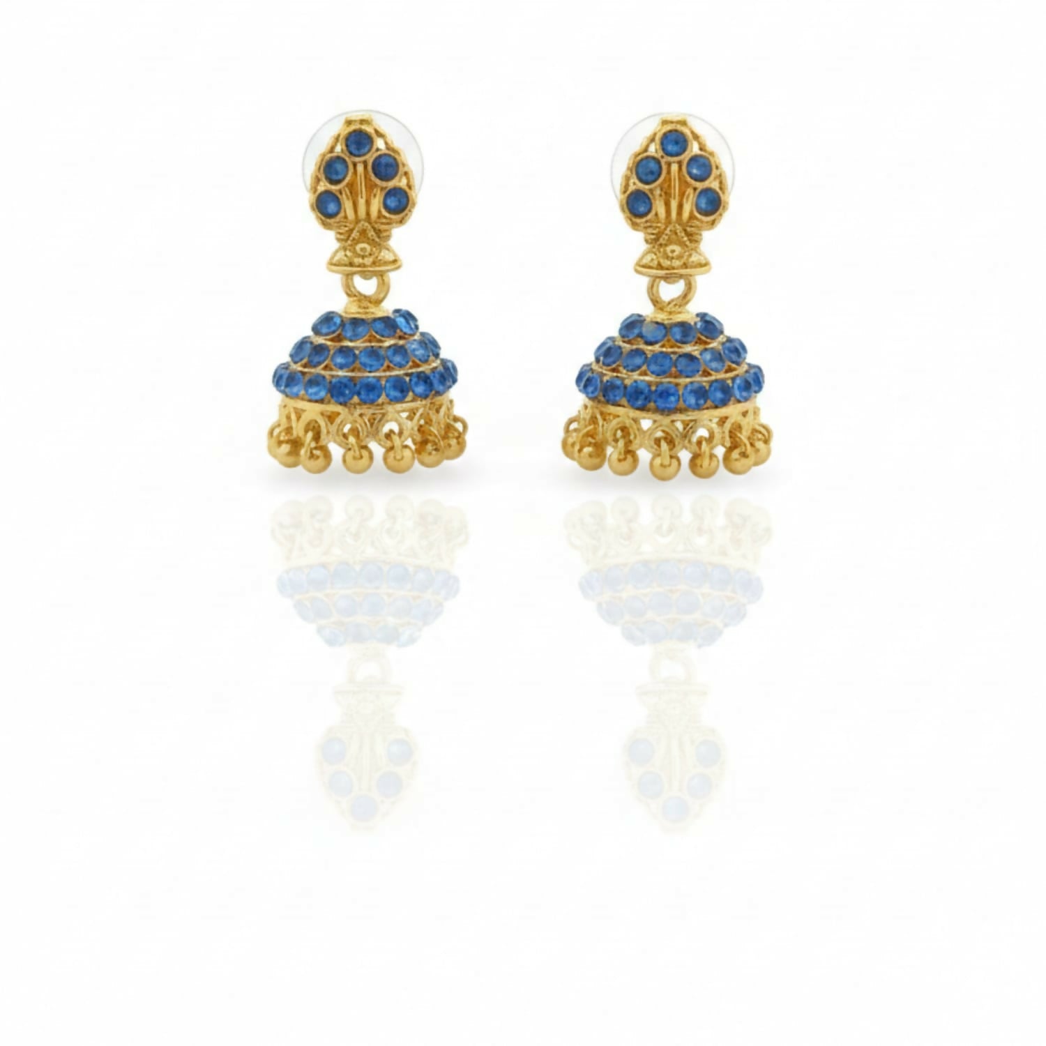 Elegent Golden Earring For Women & Girl Traditional Jewellery Stylish Fancy Jhumka Earrings - Image 2
