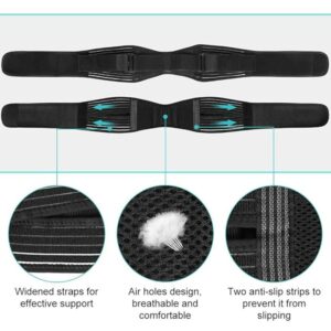 Adjustable Small Hip Support Belt 110 cm – Lower Back Pain Relief Pelvic Stabilizer with Double Pressure Bands, Breathable Mesh & Anti-Slip Strips for Men & Women, Sciatica and Lumbar Support