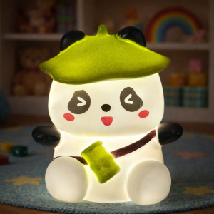 Cute Panda LED Night Lamp for Kids Room Bedroom Desk Decor