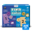 Numbers & Counting Puzzle – Ages 3+ (44 cardboard puzzle pieces) Find & Match series