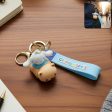 Cute Cartoon Dog Character Silicone Keychain (1 Pc)